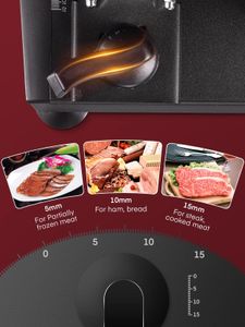 FOHERE Electric Meat Slicer 200W – Adjustable Stainless Steel Blade