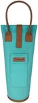 Packingwell Wine bottle Cooler Bag for Travel, Beach & Gifts, Durable PU Handle, Utility Pocket, Perfect for Wine Lovers(Green)