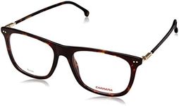 Carrera Unisex's Modern Prescription Eyeglass Frames, Tortoise, 52/17/145