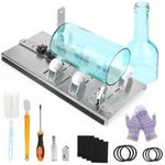 SWAWIS Glass Cutter for Bottles Bottle Cutter Glass Cutter Premium Glass Bottle Cutter for DIY Lamps, Candle Holder with Safety Gloves & Accessories