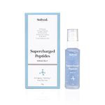 Solved Labs Supercharged Peptides Serum | 1% Copper Peptides, 5% Peptides, 2% Niacinamide & Cristal Hyaluronic Acid for Hydration | Anti-Ageing, Radiance-Boosting | Smooths Fine Lines, Evens Skin Tone, Promotes Collagen | Suitable For All Skin Types - Men & Women | 45 ml