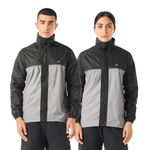 Boldfit Unisex-Adult (BFNimbusRainJacketGreyML_Black Grey_M-L)