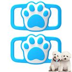 Lopnord Airtag Dog Collar Holder Compatible with Apple Air Tag GPS, 2 Pack Airtags Dog Tag Collar Waterproof Case, Airtag Protective Cover for Pet Dog Cat Collar Backpack