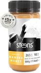 Steens Manuka Honey - MGO 263+ - Pure & Raw 100% Certified UMF 10+ Manuka Honey - Bottled and Sealed in New Zealand - 500g
