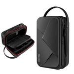 TELESIN Carry Case Waterproof Protective Travel Carrying Bag for GoPro Max Mini Hero 13 12 11 10 9 8 7 6 5, DJI Action 3 4 5, Insta360 X2 X3 GO3 Battery Charger Selfie Stick Strap Mount Accessory