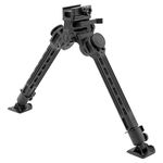 UTG Big Bore Full Stability Bipod, 9"-14" Center Height, Black