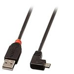 Lindy 1m USB Micro-B Cable, 90 Degr