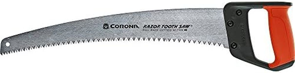 Corona Clipper Company RS 7510D RazorTOOTH Heavy Duty Pruning Curved Blade Trimming Saw for Hand Cutting Tree Limbs and Branches, 18