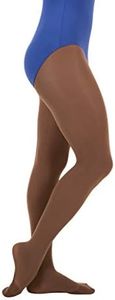 Body Wrappers - Women's TotalSTRETCH Convertible Dance Tights - Style A45 (Small, Espresso)