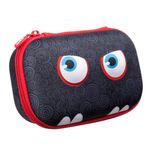 ZIPIT Wildlings Pencil Box for Kids Pencil Case for School Organizer Pencil Bag Large Capacity Pencil Pouch (Black)