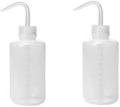 2PCS White Plastic Bent Tip Squeeze