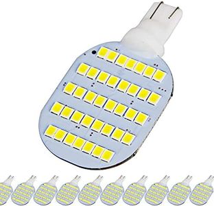 GRB Super Bright T10 921 922 912 LED Bulbs for 12V RV Ceiling Dome Light RV Interior Lighting Trailer Camper, White 600 Lumens (Pack of 10)