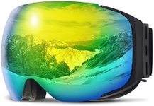 COPOZZ Ski Goggles, G2 Magnetic Snowboard Goggles, Polarized OTG UV400 Skiing Goggles for Options