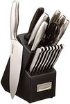 Cuisinart 17-Piece Artiste Collection Cutlery Knife Block Set, Stainless Steel