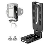 Koolehaoda L Shape Camera Bracket, Video Vertical Shooting Quick Release Plate L Stand Arca Swiss Compatible for Tripod Head Ballhead DSLR Camera