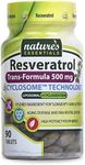 Liposomal Resveratrol | 500mg per Pill | Full-Spectrum Trans-Resveratrol | Maximum Absorption Formula | 3 Month Supply | Non-GMO | Gluten-Free | Vegetarian | Lab Certified | USA