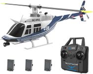 Actualia 1/30 Scale C138 RC Helicopter with Camera, 2.4G 6CH Remote Control Aircraft with Altitude Hold and Optical Flow Positioning, One-Key Takeoff/Landing, for Adults Gift