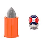 Crosman LF1754 Powershot Fast Flight Penetrators 0.177 Caliber Airgun Pellets (150-Count) & Destroyer 250-Count, 177-Caliber, 7.4-Grain Pointed Pellet with Dished Rim