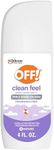OFF! Clean Feel Insect Repellent Spritz with 20% Picaridin, Bug Spray with Long Lasting Protection from Mosquitoes, Feels Good on Skin, 4 oz