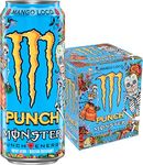 Monster Energy Punch, Mango Loco, 473mL Cans, Pack of 4