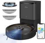 Ultenic Robot Vacuum Cleaner with Mop, Time Scheduled, 160mins Runtime, Hands-free 3L Self-Empty Dock, Carpet Auto-boost, Smarter Lidar Navigation, APP/Alexa,Ideal for Floor Carpet Pet Hair, T10 ELITE