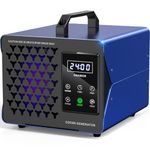 ONAMOR Digital Ozone Generator Odor Eliminator 30000mg/h, High Capacity Ozone Machine Odor Removal, Ozone Odor Eliminator, Ionizer Deodorizer Ozonator for Home, Car, Smoke, Pet Room (Blue)