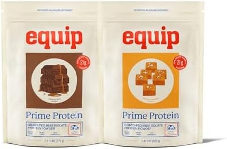 Equip Foods Prime Protein Powder Chocolate & Prime Protein Powder Salted Caramel