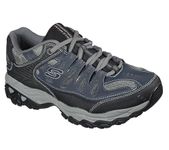 Skechers Men's After Burn - Memory Fit Shoe, Navy, 16 XW US