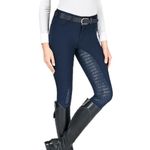 Rovadik Horse Riding Breeches with Sillicon Grip - Non Slippery - Stretchable-Suitable for Horse Riders-Unisex - (Navy Blue) (in, Numeric, 32, Regular, Navy Blue)