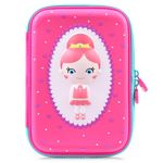 Rockpapa Large-Capacity Princess Pencil Case, Pencil Box, Storage Box for School Students Girls Teens Kids Toddlers Pink