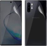 NEVERSTOP® 360° Screen Protector For SAMSUNG NOTE 10 PLUS FRONT AND BACK Flexible Anti Scratch Bubble Free Screen Guard (Not Tempered Glass)-045392