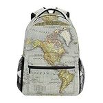 Nander Backpack Travel World Map Pa