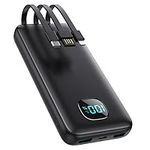 Portable Charger with Built-in Cabl