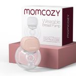 Momcozy S9 Pro Updated Wearable Breast Pump, Hands-Free, Longest Battery Life & LED Display, Portable Electric Breast Pump with 2 Modes & 9 Levels - 24mm (Pink, 1 Count)