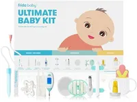Frida Baby Ultimate Baby Kit | Baby Essentials Gift Set Includes Wellness, Sick Day, Gas Relief Essentials, Grooming Tools & Teething Toys