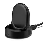 Samsung Gear S2 / S3 Charger Dock SIKAI Replacement Portable Wireless Magnetic Charging Cradle Dock for Samsung Gear S2 / Samsung Gear S3 Smart Watch with Micro USB Charging Cable (Black)