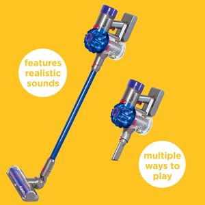 Casdon Dyson Cordless Toy Vacuum Cleaner – Interactive Role-Play, Blue