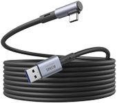 KIWI design 10FT/3M Link Cable Compatible with Quest 3S/Quest 3/2/1/Pro, and Pico 4, USB3.0 Link Cable with Cable Clip