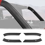 Mabett Roll Bar Cover for Ford Bronco 4 Door Accessories 2021 2022 2023 2024, Protection of The D-Pillar in All Directions from Scratches(4 Pieces Set)