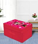 Kuber Industries Disney Minnie Printed Multipurposes Non-Woven Flodable Storage Box/Oragnizer (Pink)-HS43KUBMART26578