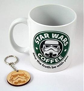 Tritó Design Tasse en céramique et porte-clés de soldat impérial - Troper Wars Coffee