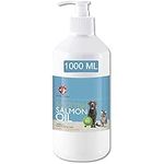 Healthy Hounds PUREST SCOTTISH SALMON OIL for Dogs, Cats, Horses, Pets | 100% Pure Natural Food Grade Fish Oil Supplement | Omega 3 for Skin, Coat, Itchy Dog, Hip Joint, Heart, Brain Health (1000ml)