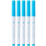 Mr. Pen- Fabric Markers for Sewing, 5 Pack, Blue, Erasable, Water Soluble Fabric Marker, Fabric Pens for Sewing Erasable, Washable Fabric Marker, Water Soluble Pen, Fabric Marking Pens for Sewing