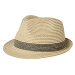 Comhats Mens Fedora Trilby Straw Sun Hats Summer Panama Beach Sunhats for Men Foldable Short Brim Golf Hats Beige XL