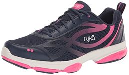 RYKA Women's Devotion XT Cross Trainer, Medieval Blue/Athena Pink/White, 5 UK