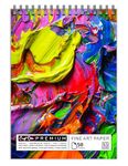 Craft Qila Acrylic Bright Color Mixed (50 Sheets, 100 Pages) A5 Sketchbook | Top Spiral-Bound Sketchpad For Artists | Professional Grade Drawing And Sketchbook, Acrylic, Paper;Acrylic