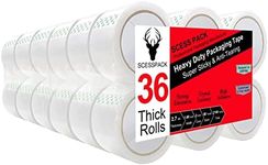SCESSPACK Clear Packing Tape 36 Rol