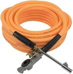 Mytee Products 3/8" x 50 Ft Truck Tire Inflator Kit Hybird Air Hose, Universal Gladhand & Chuck - Glad Hand Air Hose Tire Inflator Kit for Semi Truck (300 PSI)