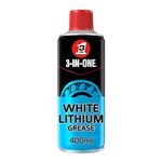 3-IN-ONE White Lithium Grease 400ml - Long-Lasting Lubrication for Precision Mechanisms and Metal to Metal Applications