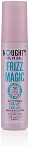Noughty 97% Natural Frizz Magic Serum, Anti Frizz/Humidity Heat Protection Smoothing Styling Formula for Frizzy, Curly and Wavy Hair, Sulphate Free Vegan Haircare for Smooth Control and Shine 75ml